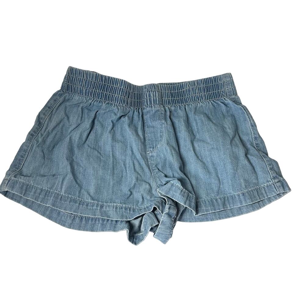Old Navy Women's Blue Pull On Drapey Surfs Up Elastic Waist Shorts Size Small